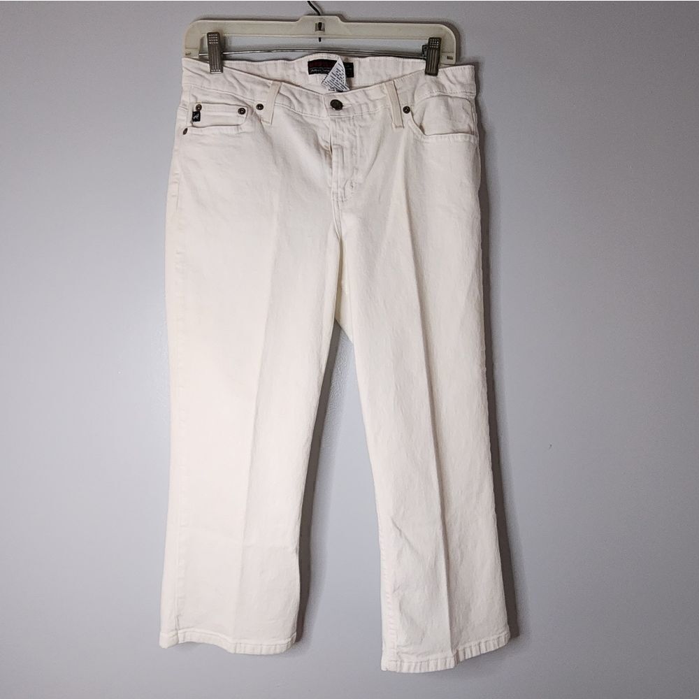 Aeoropostale white jeans cropped women's size 11/12